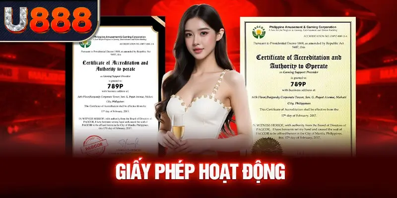 Giấy phép hoạt động hợp pháp