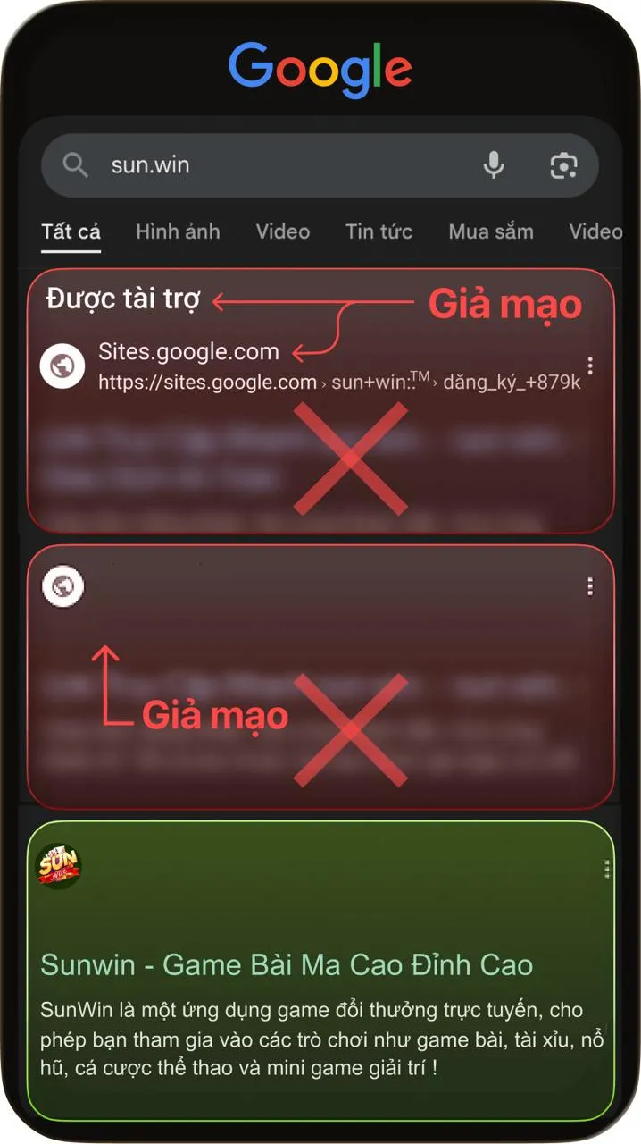 Mẹo truy cập đúng Sunwin thật